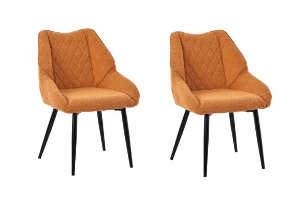 Picture of LUMO Dining Chair (Orange) - 2 Chairs in 1 Carton