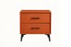 Picture of NORDICA 2-Drawer Bedside Table (Brown)