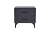 Picture of  NORDICA 2-Drawer Bedside Table (Dark)