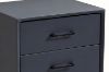 Picture of  NORDICA 2-Drawer Bedside Table (Dark)