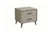 Picture of NORDICA 2-Drawer Bedside Table (Light Grey)
