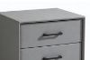 Picture of NORDICA 2-Drawer Bedside Table (Dark Grey)