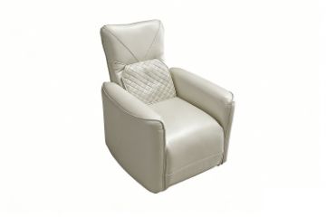 Picture of LAURA Power Recliner Massage 1 Seater Sofa/Armchair/Sofa Chair with USB Type-C Ports (Beige)