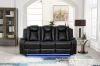 Picture of FAIRWAY Air Leather Dual Motor Reclining Sofa Range with Cup Holders & Storage & Bluetooth Speaker & USB Port, Power Socket & Wireless Charging & LED Lighting