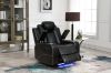 Picture of FAIRWAY Air Leather Dual Motor Reclining Sofa Range with Cup Holders & Storage & Bluetooth Speaker & USB Port, Power Socket & Wireless Charging & LED Lighting