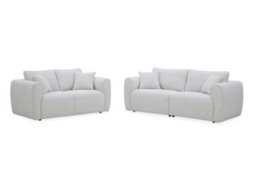 Picture of RIVANO 3/2 Seater Fabric Sofa Range (Off-White)