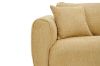 Picture of RIVANO 3/2 Seater Fabric Sofa Range (Yellow) - 3 Seater