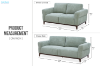 Picture of SPHERE 3/2 Seater Fabric Sofa Range (Light Green) - 3+2 Sofa Set