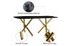 Picture of ZENIX 180 Tempered Glass Top Dining Table