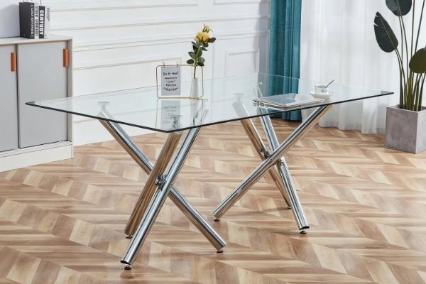 Picture of LUMIX 180 Tempered Glass Top Dining Table