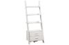 Picture of [FLOOR MODEL CLEARANCE] ELARA Ladder Bookshelf with 3 Open Shelves & 2 Storage Drawers (White)