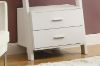 Picture of [FLOOR MODEL CLEARANCE] ELARA Ladder Bookshelf with 3 Open Shelves & 2 Storage Drawers (White)