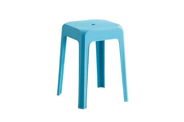 Picture of BRYN Stackable Bar Stool (Light Blue)