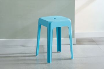 Picture of BRYN Stackable Bar Stool (Light Blue)