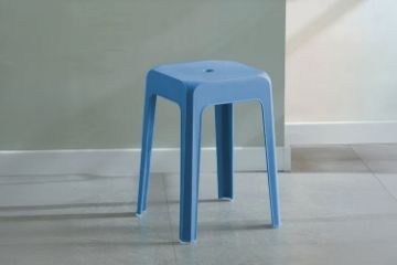 Picture of BRYN Stackable Bar Stool (Dark Blue)