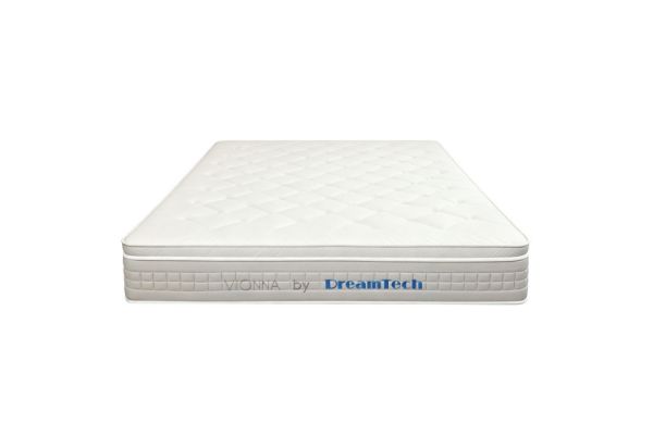 Picture of VIONNA Memory Foam 5-Zone Mini Pocket Spring Euro Top Mattress with Silk Fabric - King