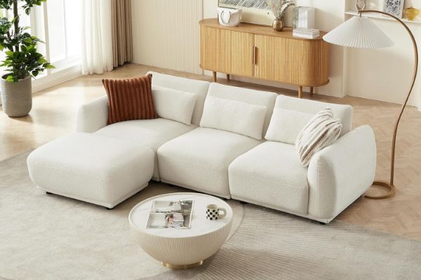 Picture of [FLOOR MODEL CLEARANCE] HONBAY 4PC Modular Sofa Set