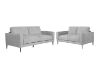 Picture of [FLOOR MODEL CLEARANCE] LONG ISLAND 1 Seater Fabric Sofa (Light Grey) 