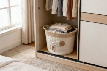 Picture of 390-004 Off White Storage Basket
