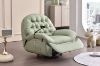 Picture of  [FLOOR MODEL CLEARANCE] BAVA 360° Swivel Power Recliner Lounge Chair with Mobile Holder (Mint Green)