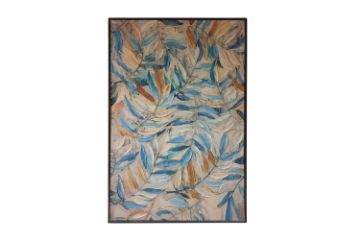 Picture of 389-003 Semi Hand Oil Painting Canvas Wall Art with Black Frame (80x120CM)