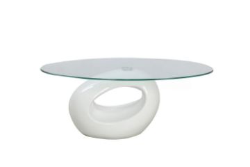 Picture of  [FLOOR MODEL CLEARANCE] JUPITER Fiber Glass Coffee Table (White)