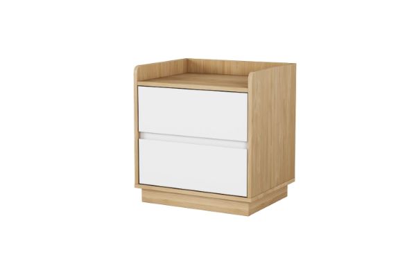 Picture of YORU 2-Drawer Bedside Table