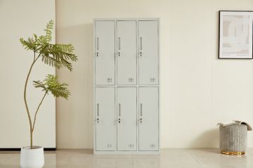 Picture of  [FLOOR MODEL CLEARANCE]  SPARK 6 Doors Metal Locker