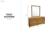 Picture of BRITTON 6-Drawer Dresser with Mirror