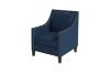 Picture of [FLOOR MODEL CLEARANCE] ABBEY Arm Chair (Navy Blue)