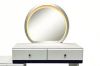 Picture of GLOW 3-Drawer Extension Dressing Table with LED Mirror and NOOK Makeup Stool Set