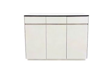 Picture of VALOR 120 3-Door 3-Drawer Engineered Stone Top Shoe Cabinet