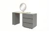 Picture of NOOK 3-Drawer Dressing Table with LED Mirror and Makeup Stool Set