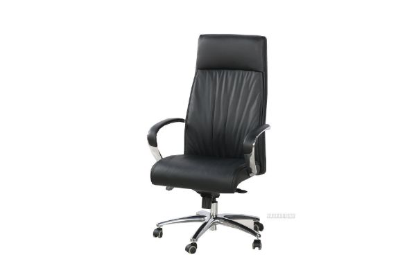 Picture of [FLOOR MODEL CLEARANCE] sweep Office Chair *Top Layer Genuine Leather