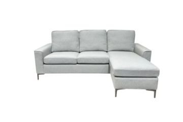 Picture of  [FLOOR MODEL CLEARANCE] NAUTICA Reversible Sectional Sofa (Light Grey)