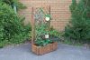 Picture of [FLOOR MODEL CLEARANCE]BISTRO Outdoor Wooden Flower Pot with Trellis (Medium) (80x38x150)