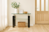 Picture of [FLOOR MODEL CLEARANCE] HORIZON Glass Console Table (Black)
