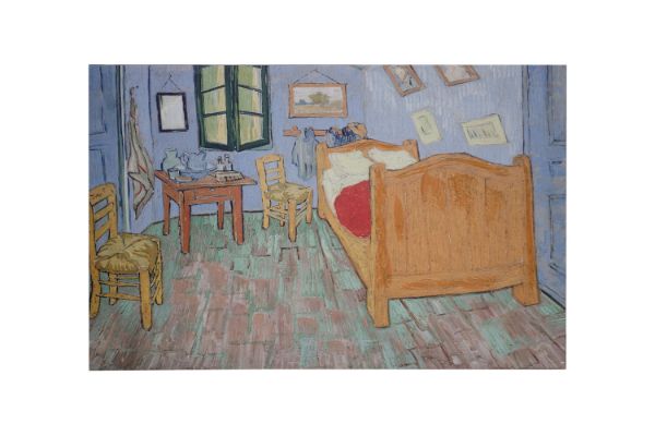 Picture of 367-003 Hand-Finished Decorative Wall Art (90×60cm) - Bedroom in Arles (1888) by Vincent van Gogh
