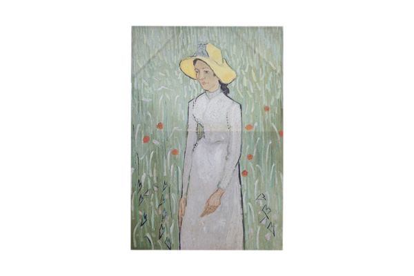 Picture of 367-005 Hand-Finished Decorative Wall Art (80×120cm) - Girl in White (1890) by Vincent van Gogh