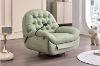 Picture of  [FLOOR MODEL CLEARANCE] BAVA 360° Swivel Power Recliner Lounge Chair with Mobile Holder (Mint Green) 