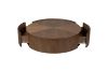 Picture of [FLOOR MODEL CLEARANCE] SKARA Genuine Walnut Veneer D90 Round Coffee Table
