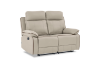 Picture of [FLOOR MODEL CLEARANCE] SORIANO Air Leather Manual 2 Seat Reclining  Sofa (Greige) 