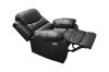 Picture of [FLOOR MODEL CLEARANCE] MODENA Reclining Sofa (Black) - 1 Seat Recliner Chair (1R)