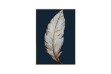 Picture of 357-015 Decorative Wall Art with Golden Frame (40x60cm) - White Feather