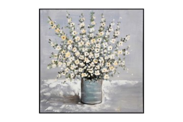 Picture of 389-004 Hand Oil Painting Canvas Wall Art (80x80CM) - Flower