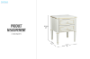 Picture of BONZIE 2-Drawer Bedside Table