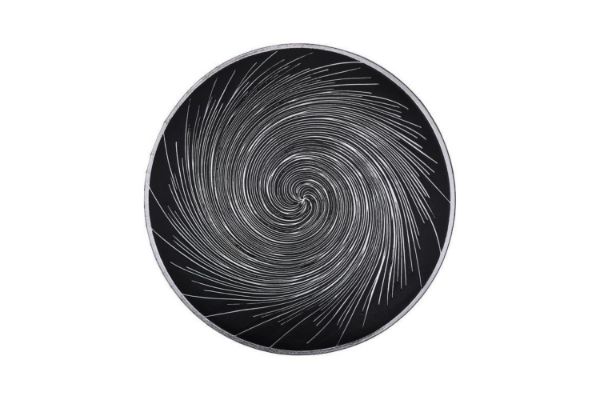 Picture of 371-004 Silver Fireworks Placemat 38CM (Black)