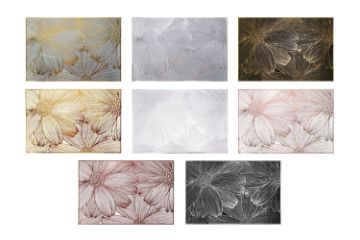 Picture of 371-013/014/015/016/017/018/019/020 Sunflower Placemat in White/Blue/Black