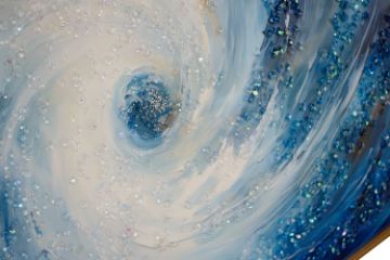 Picture of 357-003 Decorative Wall Art with Golden Frame (80×60cm) 