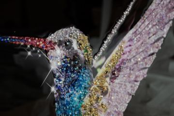 Picture of 357-012 Decorative Wall Art with Golden Frame (60x60cm)